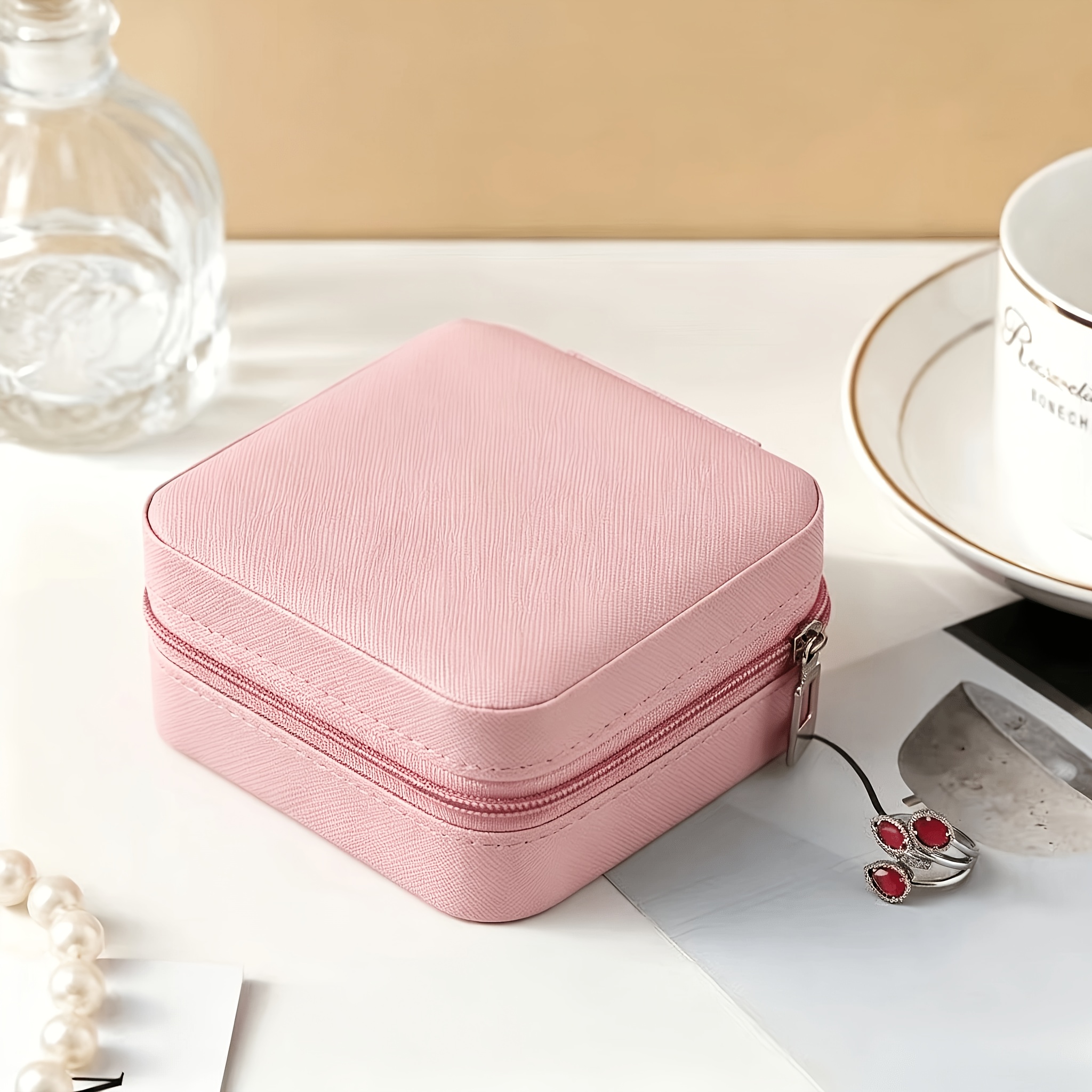 TEMU Borsa Organizer per Valigie, una Borsa Portaoggetti Adatta a Tipi di , Inclusi - Mini Scatola Portatile per Viaggio, Pu簷 Contenere Collane,