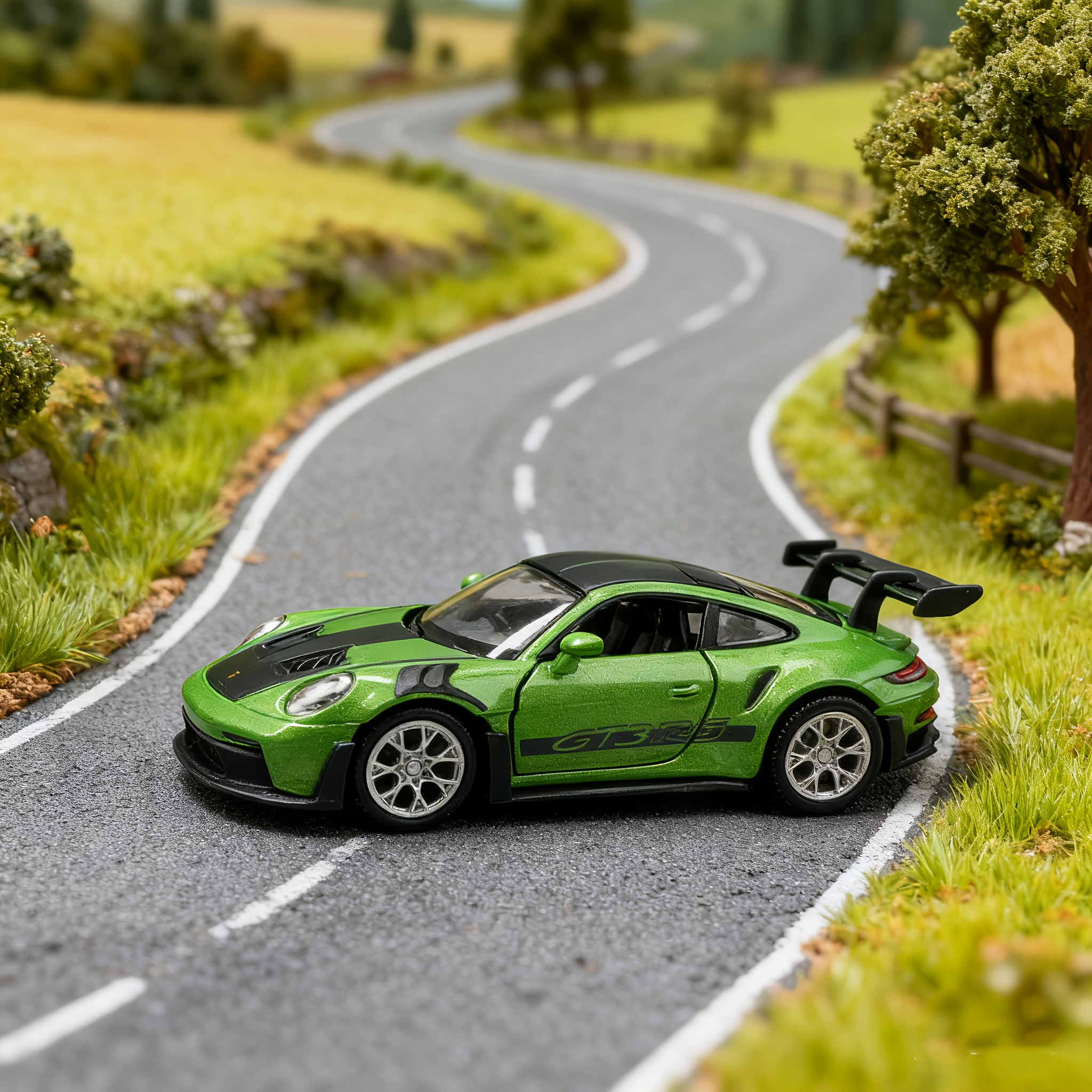 Image of Makeda 1:36 911 Can Back Simulation Alloy Car Model Collection Ornaments Toys Halloween Christmas New Year Gift