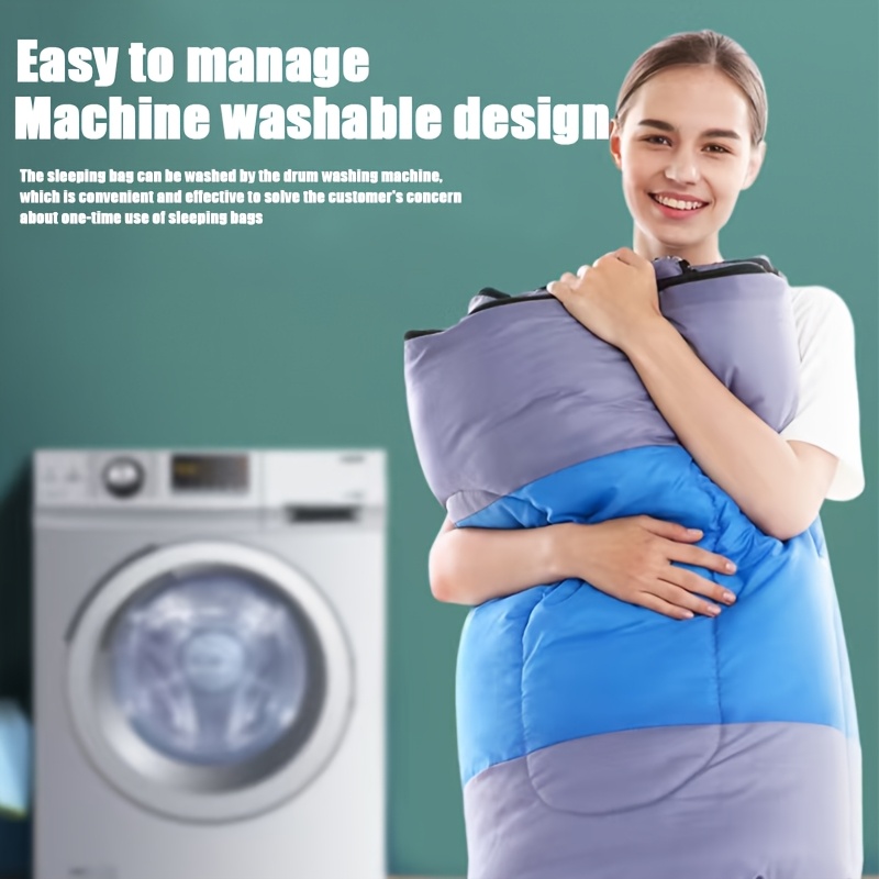 Ultra-Warm Winter Sleeping Bag with Hood, Synthetic Insulation, Microfiber Fabric, Includes Eye Mask & Earplugs, Ideal for Outdoor Camping, Camping Accessories