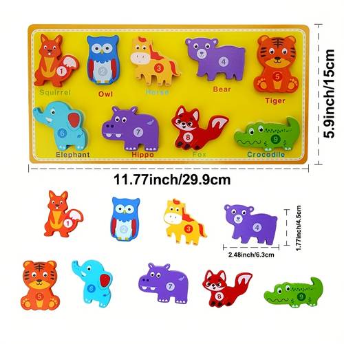8 styles of colorful wooden tear away toys concentration stacking shape and color recognition puzzle toys tear away labels perfect preschool gift