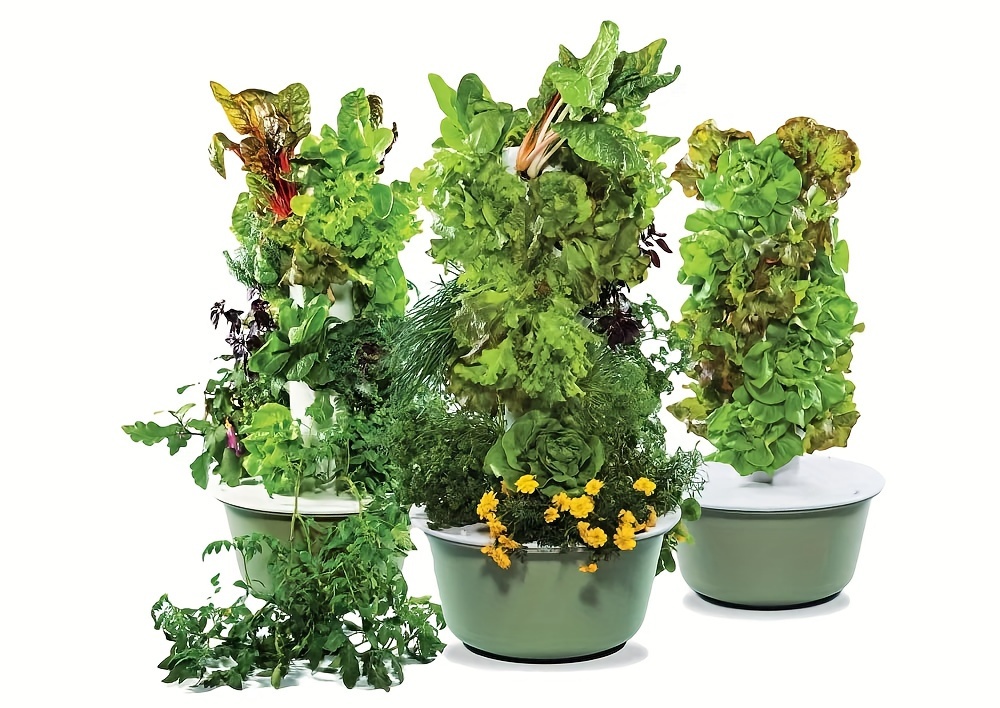 Vertical Hydroponic Tower Vegetable Planting Machine Soilless Cultivation Planting System Tower Garden Vegetable Planting Basin