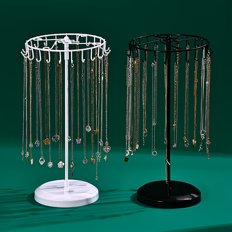 Decorative Iron Rack with Hooks for Jewelry Display, Gift for Her