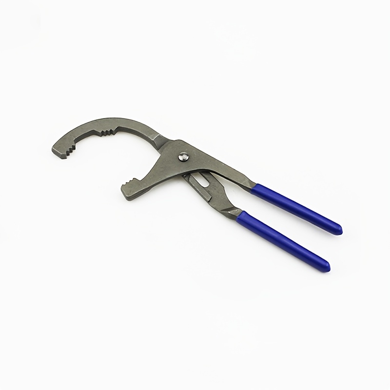 TEMU Adjustable Oil Filter Pliers Clamp, Durable Steel Structure, Industrial-grade Hand Tool, Easy To Remove Filter