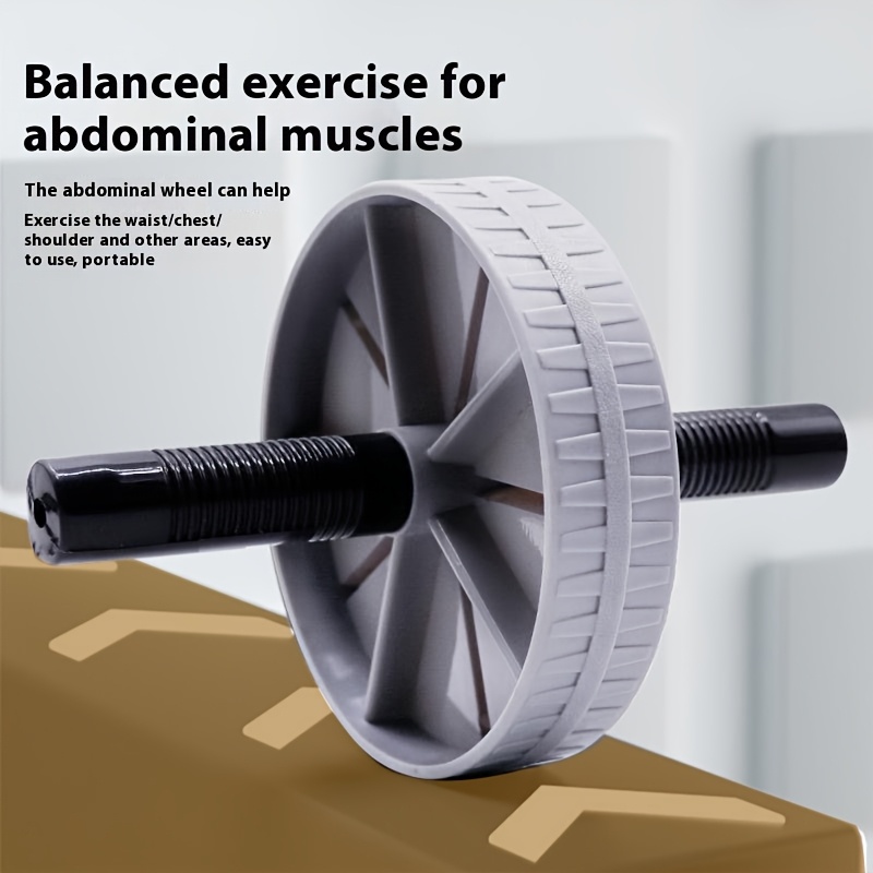 Home Ab Wheel for Toning Abs, Single Roller Exercise Equipment for Slimming Belly and Fitness Training