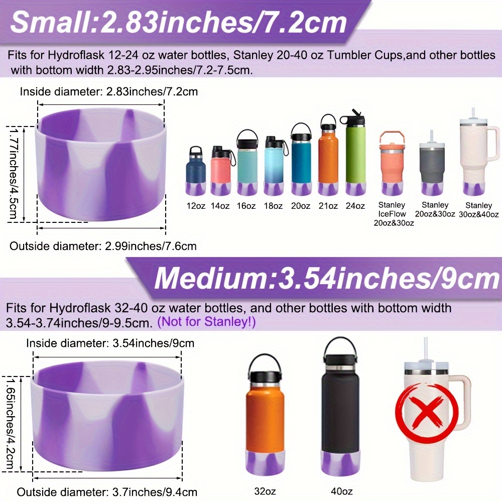 Protective Bling Silicone Boot Sleeve 12oz Sport Flask - Temu