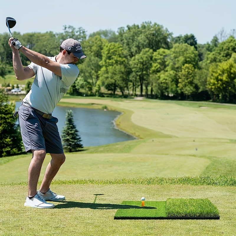 Golf Putting Training Mat with Seat