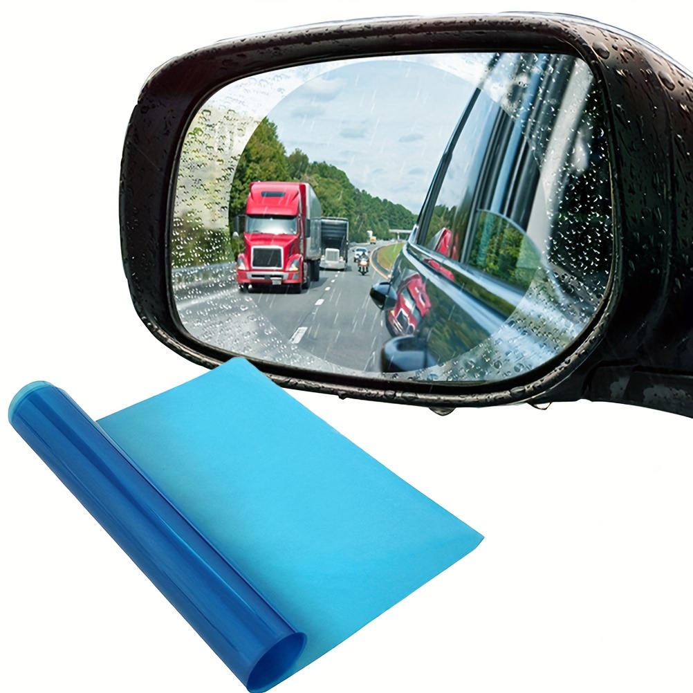 

1 Roll 30cm X 100cm Protective Plastic Shield For Vehicle Side Windows And Rearview Mirrors, Rain Repellent And Fog-resistant For Various Models