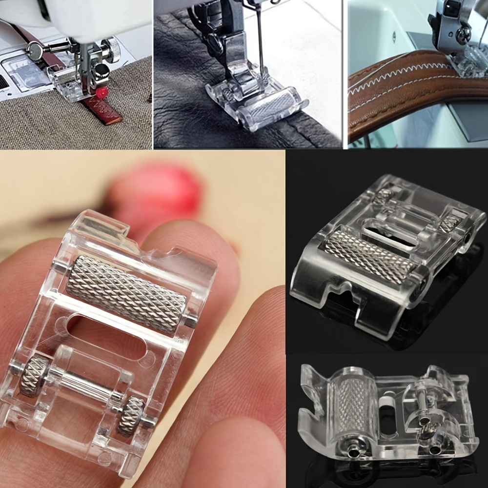 

Universal Snap-on Roller Presser Foot, Clear - Compatible With Low Shank Singer, Brother, , , , & More Sewing Machines - 1 Piece