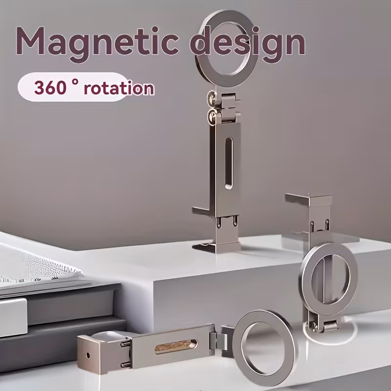 compatible for magsafe compatible magnetic phone holder compatible for iphone 16 15 14 13 12 pro magsafe case compatible hands stand car dashboard mount in plane viewing no hold operation airplane travel essential 2