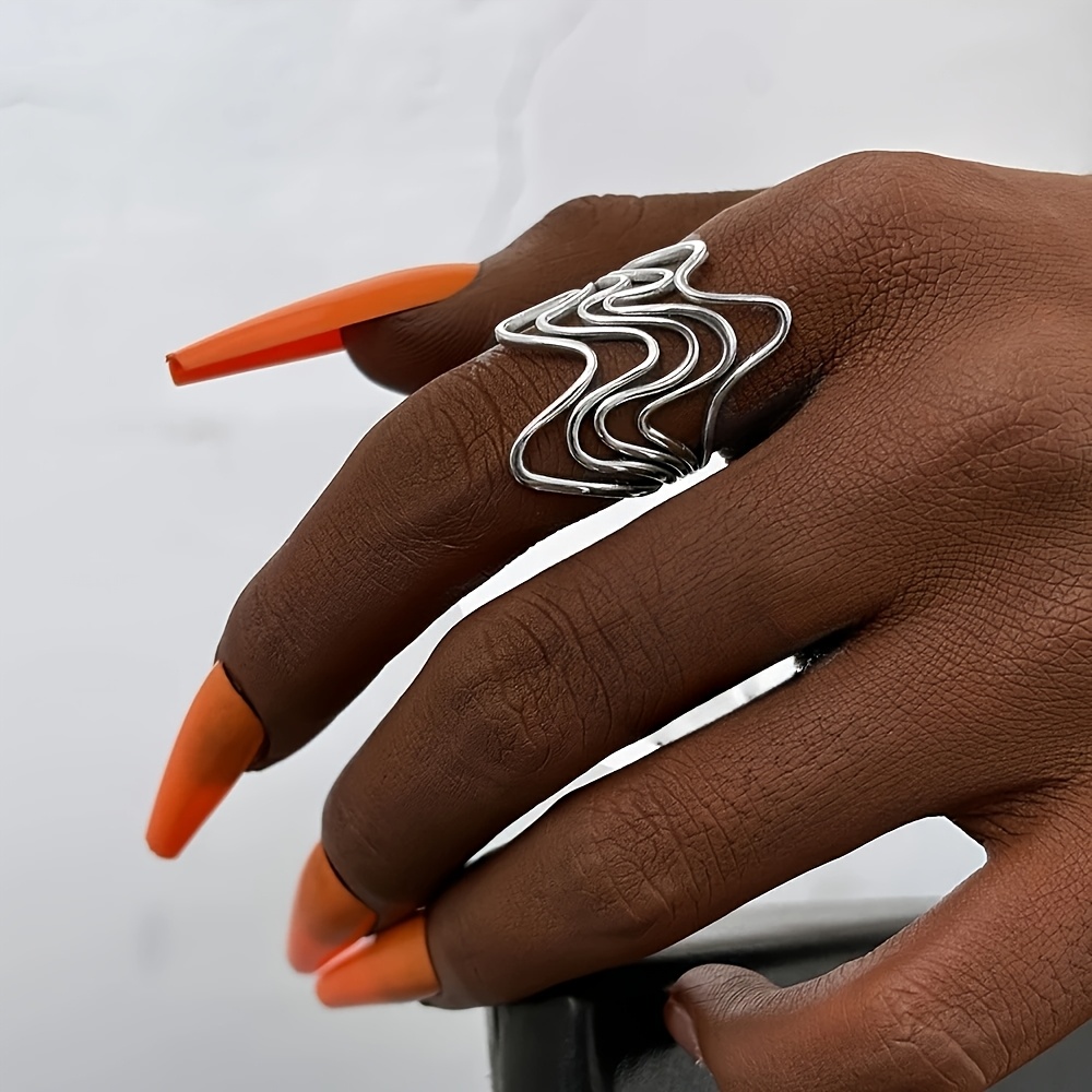 Women's Multi-Layer Adjustable Stainless Steel Ring