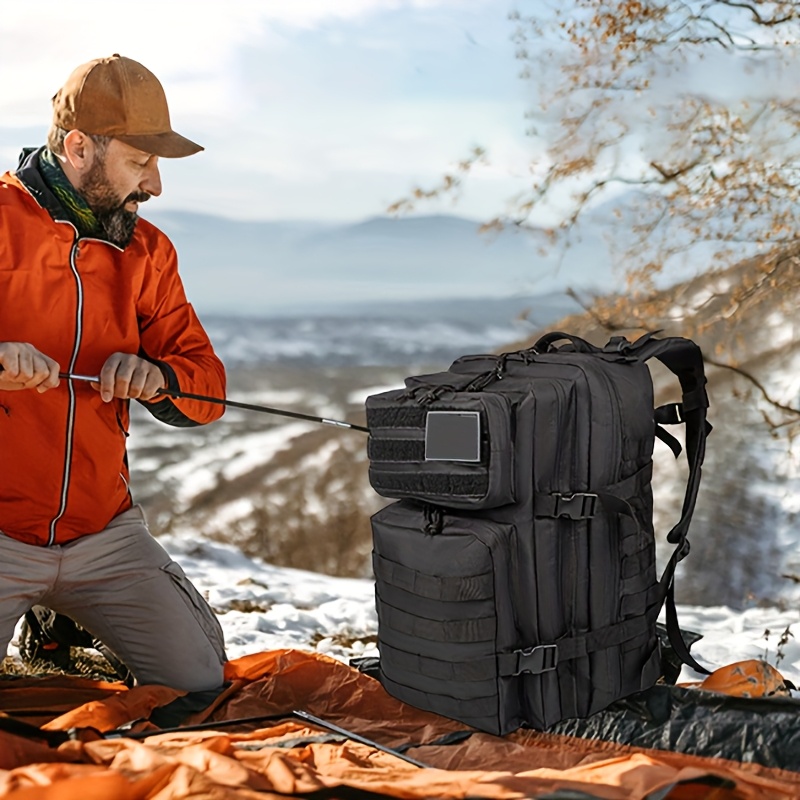 11 89 gallon molle 3 day travel backpack hiking camping - Temu