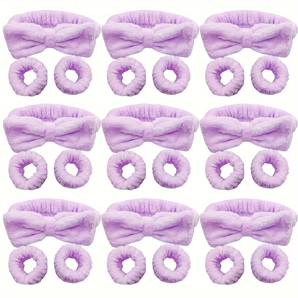 

27pcs/set Spa Wristband Set, Women's Accessories - And Wristband Set For Washing And Makeup