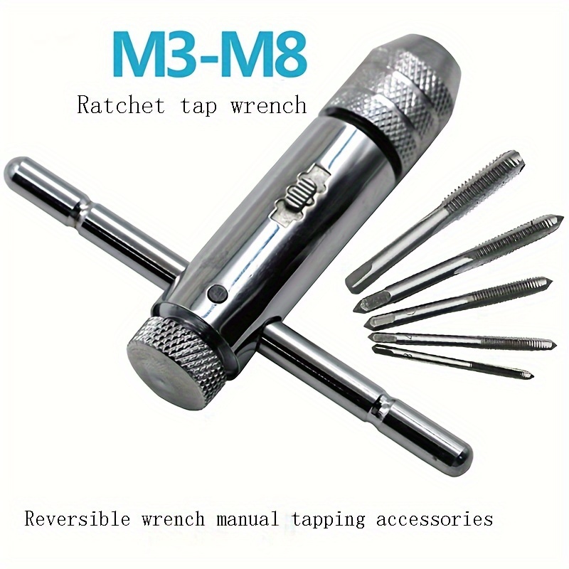 

M3-m8 Adjustable Ratchet Hand Tap Wrench Tap Wrench Hand Tap Accessories