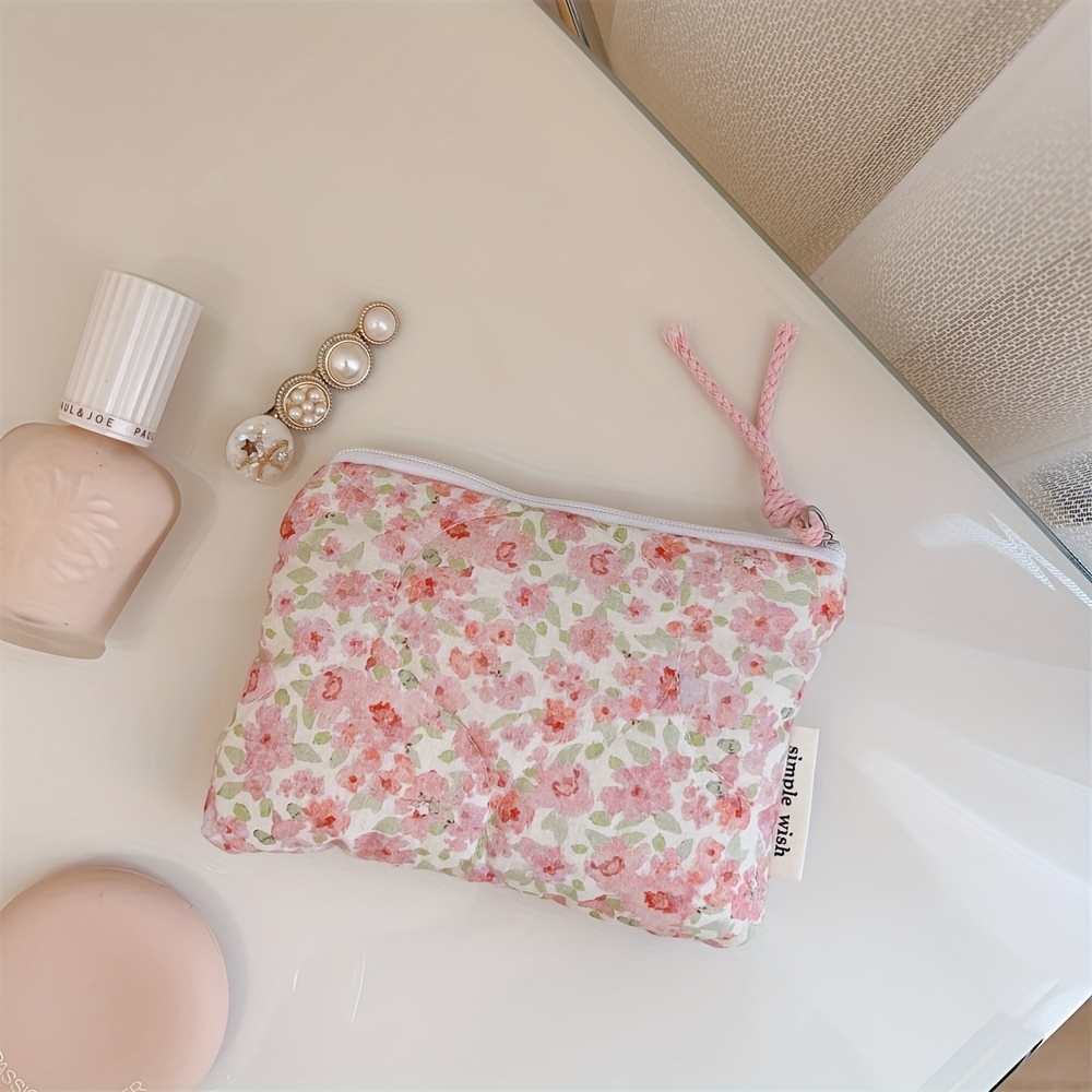 Mini Fabric Bag For Headphones, Lipsticks, Sanitary Pads, Storage Pouch, Card Holder, And Thick Small Makeup Bag