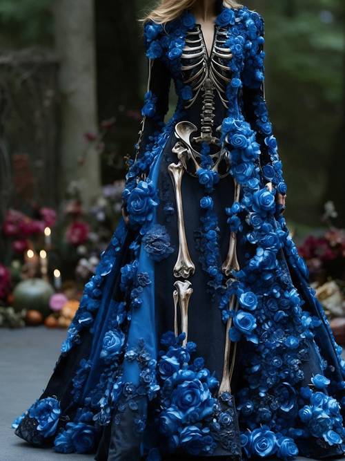 womens gothic full body skull print maxi dress sleeveless v neck a line gown with flowy train dark costume suitable for halloween parties themed events casual attire elegant gothic outfit