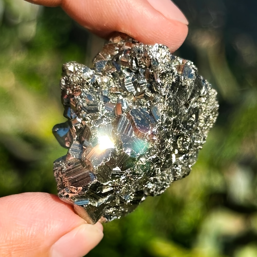TEMU 1pc Rare Flashy Clusters, Mineral Specimens, Creative Gifts And Additions, Decorative , Unique Easter Halloween, Christmas, Holiday Gifts