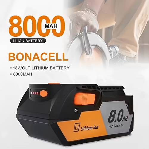 4packs 18v 8000mah replacement for r840087 r840083 r840086 r840085 r840084 ac840085 ac840086 cordless power tools lithium