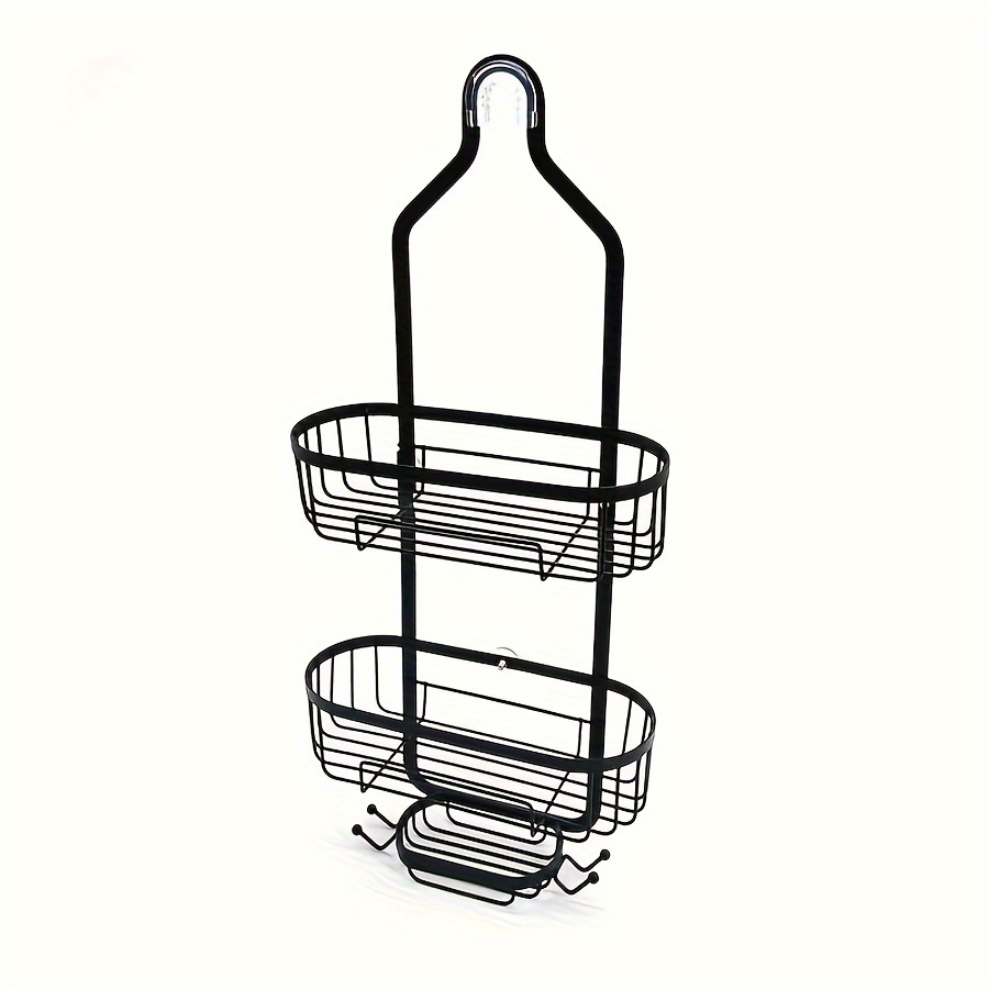 TEMU Hanging Shower Organizer, Over Head Shower Caddy Bathroom Shower Storage Rack Basket, Shower Caddy With Removable Baskets, Bathroom Shower