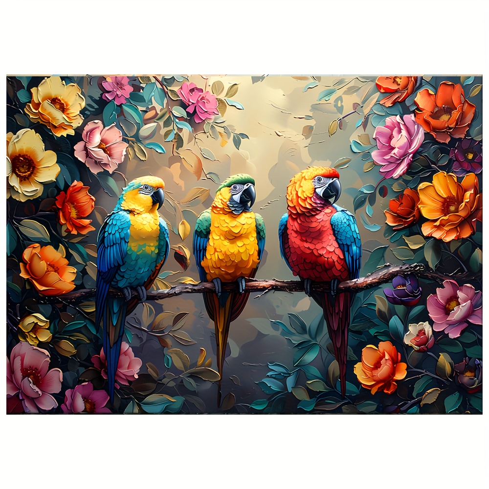 

Puzzle For Adults 1000 Piece, Parrot Puzzles For Adults, Artistic Decorations