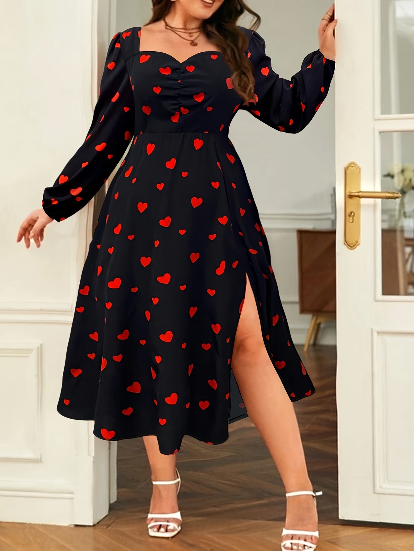 heart dress sold on Temu United States