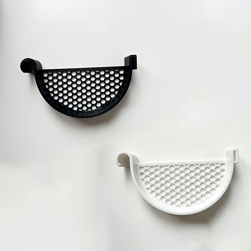 TEMU 2pcs Filet de filtre de drain de toit, adapté aux tuyaux de 120 mm, empêchant de feuilles dans les gouttières, filet attrape-feuilles, 'eau de