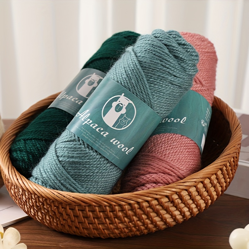 

5-pack Charm Alpaca Wool Yarn, 500g , 80% Alpaca 20% Polyester , -thin Yarn For Handmade Sweaters, Scarves, Hats - Self-striping, Ombre, Marled, Chenille, Fur, Roving, Tweed, Yarn Pack