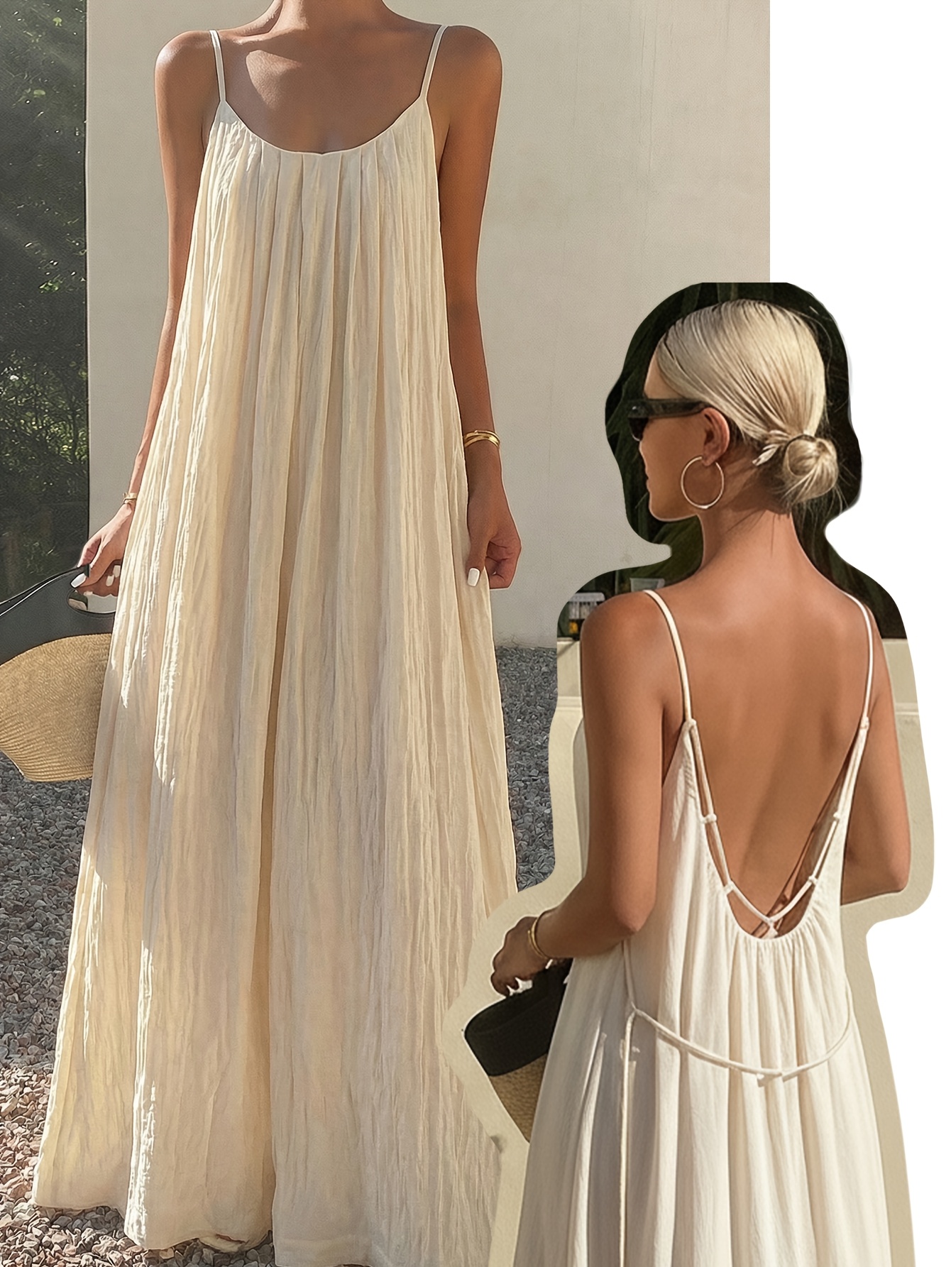 sachin and babi light blue dress Women's Tan/Beige Wedding Guest Dresses