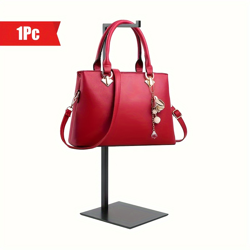 

1pc Stand, Steel Purse , Display For Retail, , - -free Organizer