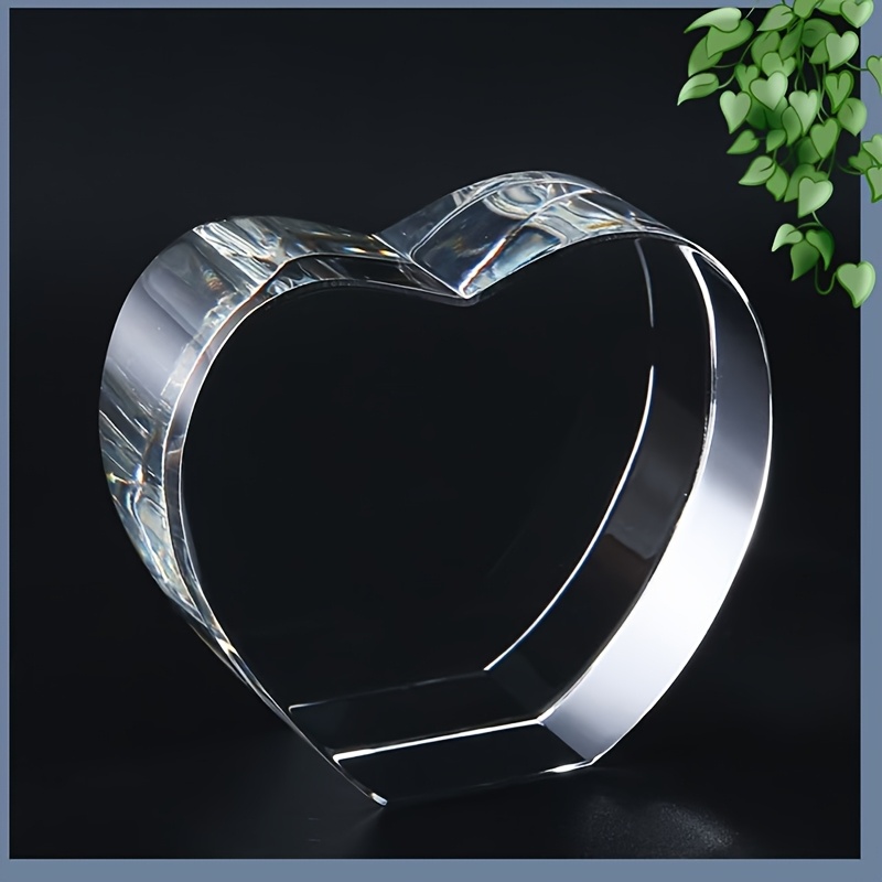 TEMU Personalized Custom Laser Engraved Photo Heart-shaped , Room Bedroom Office Decorations, Mother's Day Gift For Women, Her, Wife, Men, Mom,