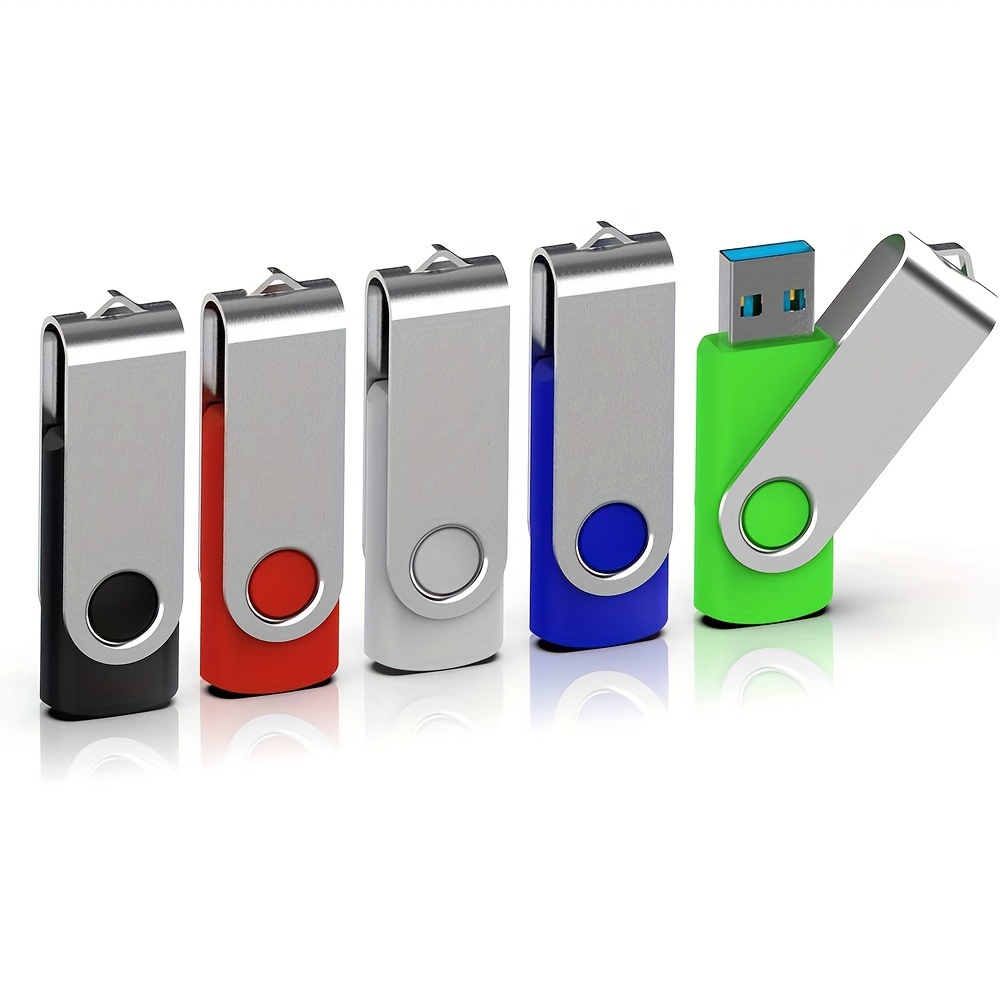 

5 Packs Of 64gb Usb Stick Usb Flash Drive 5 Packs Of 4gb/8g/16gb/32gb/64gb Rotary Usb Drive Jump Drive Usb 2.0 Flash Drive Zip Drive