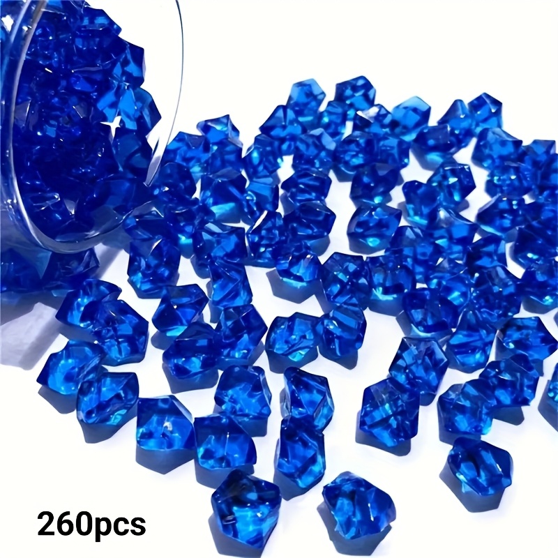 260pcs Of Acrylic Crystal Gems, Colorful Stones For Aquarium Decoration, Suitable For Fish Tanks And Vases