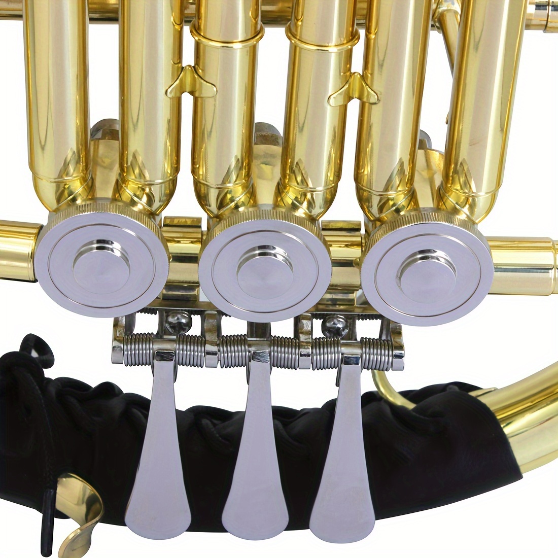 Brass Finishing Euphonium Euphonium Instrument B Flat Key Three-Key  Professional Brass Instrument