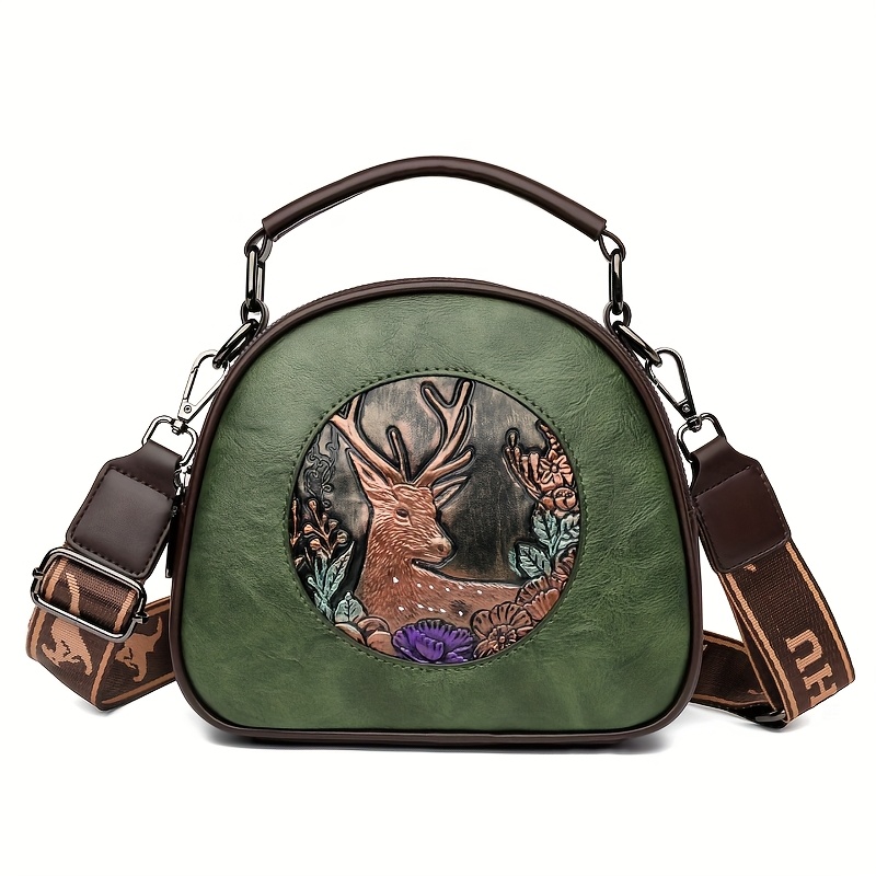 Elegant High-end Handbag With A Vintage Style, Featuring Multiple Compartments, A Large Capacity, And A Shoulder Strap