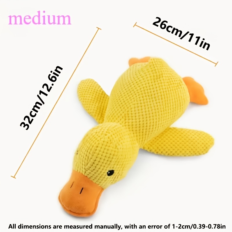 TEMU 1 Plush Toy For Dogs | Durable, Chewable, Noise-producing, Ideal For Pet Stress Relief