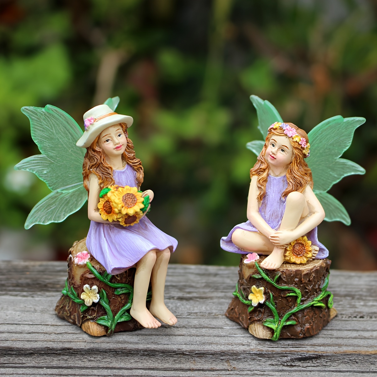 set party fairy figurines whimsical miniature Temu
