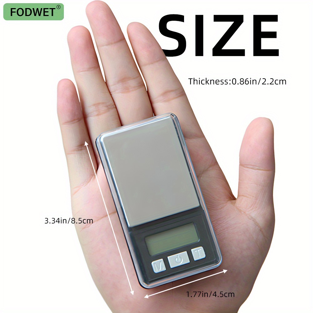Pocket Jewelry Scale with 0.01g Accuracy, Compact & Lightweight