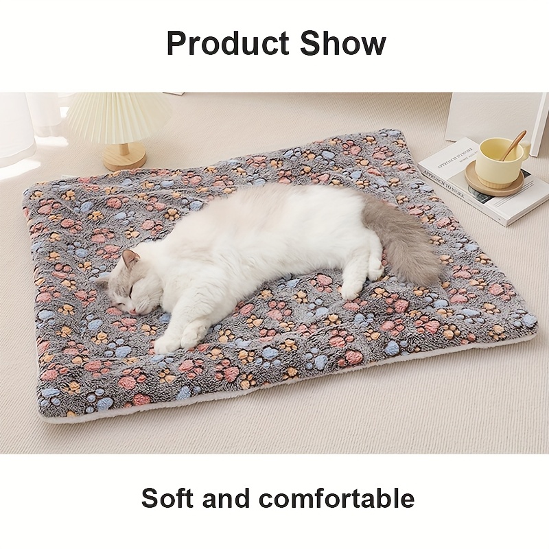 Thick Pet Bed Cushion, Soft Pet Sleeping Pad For Autumn And Winter To Keep Pets Warm Christmas Gift