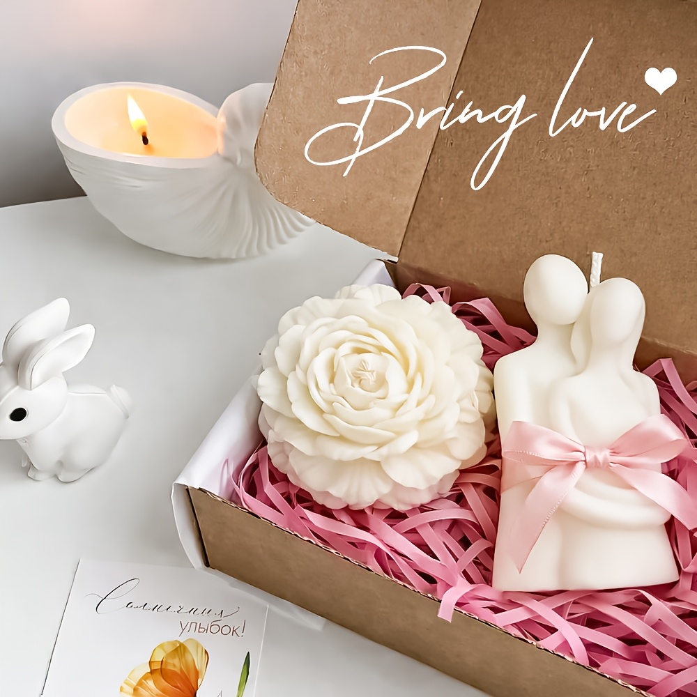 A High-end Romantic Finished Scented Candle Gift Box Set, Suitable for Special Anniversary Gifts, Festival Blessings, and Birthday Party Activities. It Is Ideal for Enhancing the Atmosphere of Home Decoration and Renovation. Handmade Soy Wax