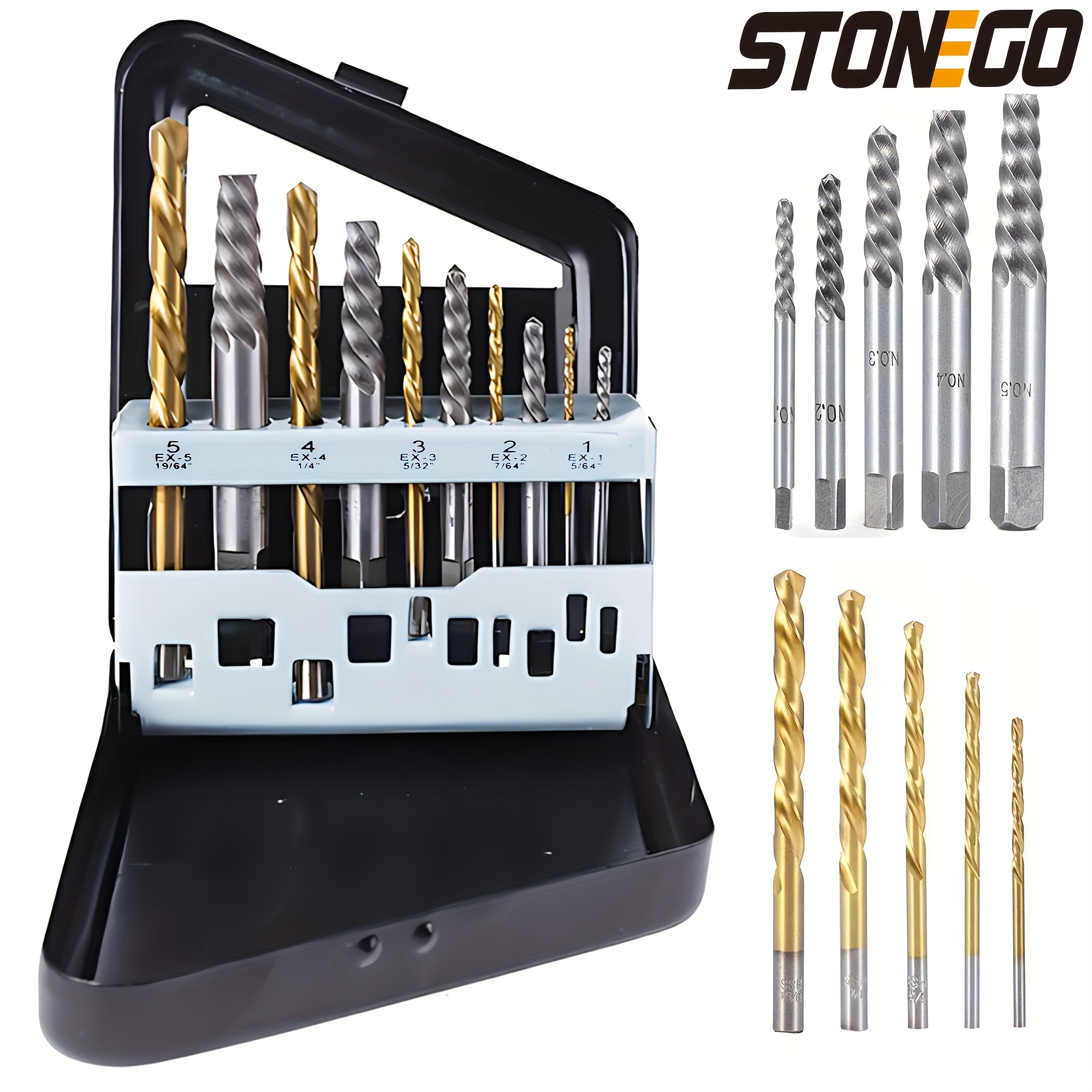 10PCS Left Hand Drill Bits Set – HSS M2 Reverse Twist Bits, 0.5mm To 12mm  (Perfect For Removing Broken Screws & Easy Hole Enlarging) 10Pcs 2.6mm Left Hand Drill Bits M2 Reverse Twist Drill Bit Drilli