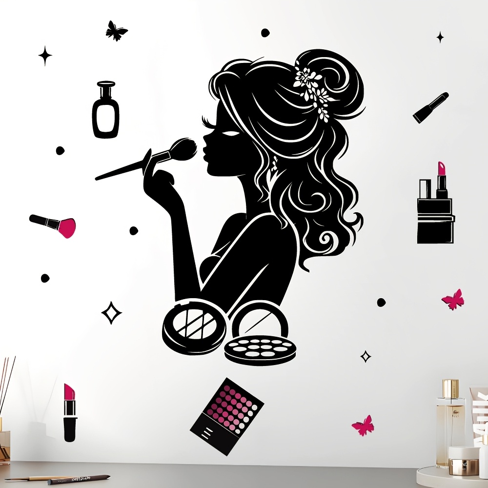 Wall Sticker For Bedroom And Decoration, Ins-style Girly Heart Sticker