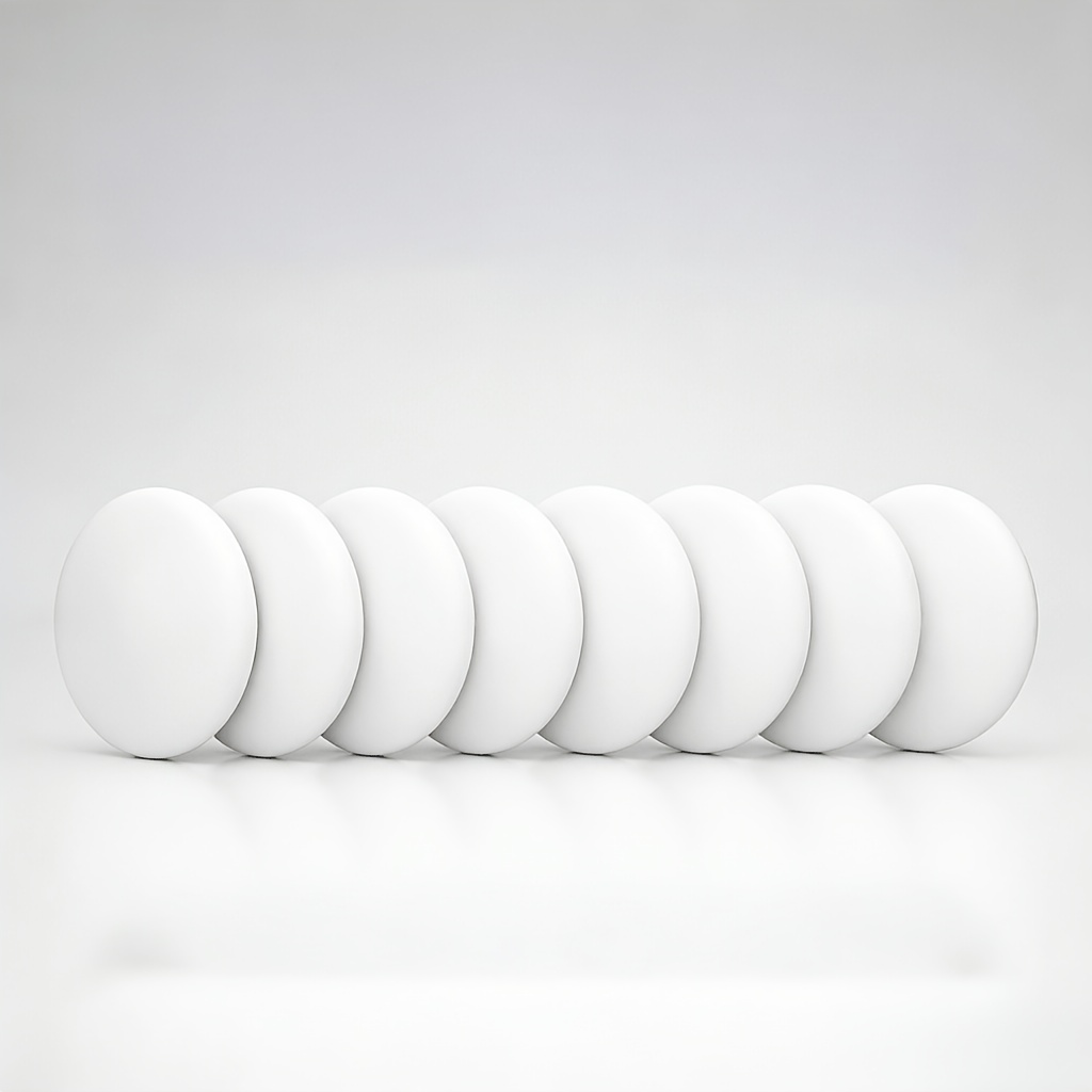 TEMU 8 Pack Heavy Duty Adhesive Wall Suitable For & Office, Shock Absorbing Noise Reducing Round Wall Protector Pads With Adhesive Backing, -slam For