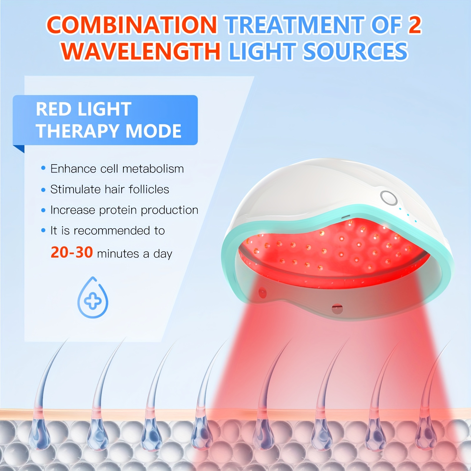 hair growth device red light         Product details 1