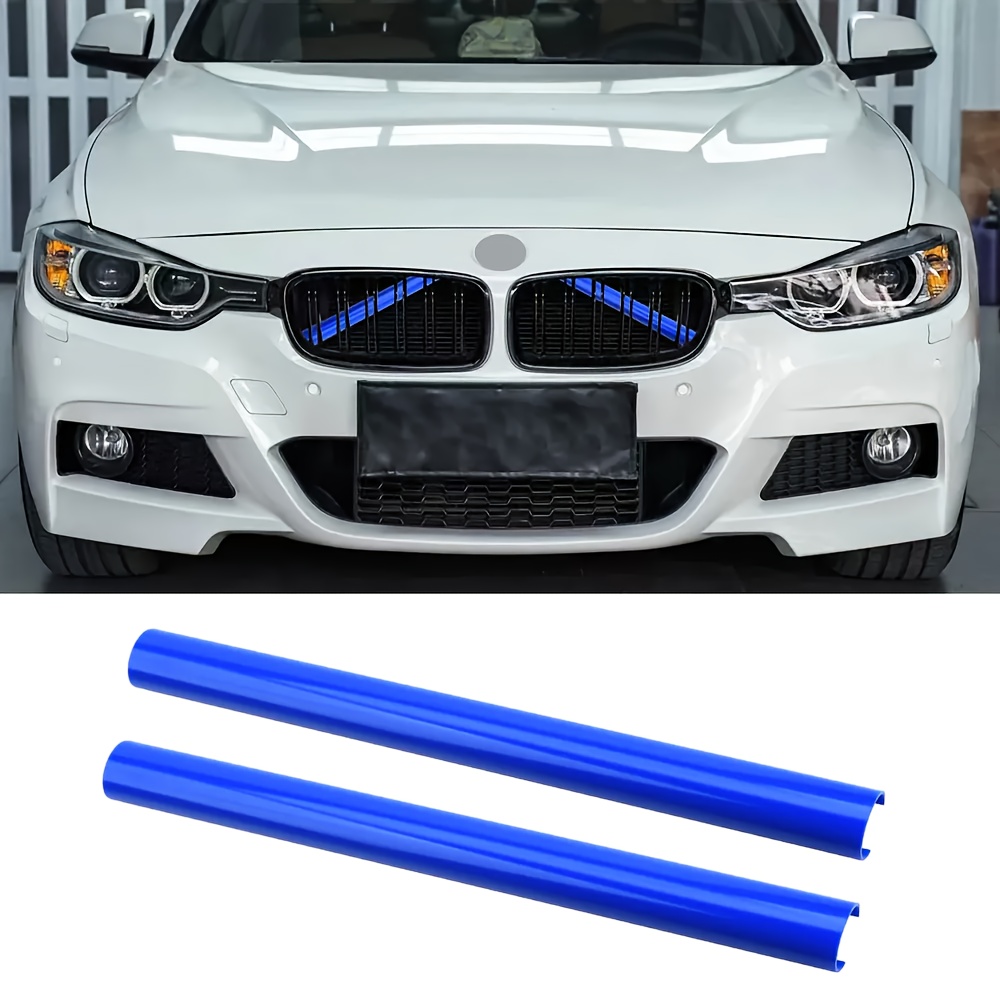 TEMU 2pcs For Car Front Grille Trim Strips Compatible For F30 F31 F32 F33 F34 F36 F20 F21 F22 F23 G29, Direct Replacement Plastic Grille Bars With
