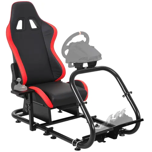 Temu Racing Rig racing wheel and pedals sold on Temu United States