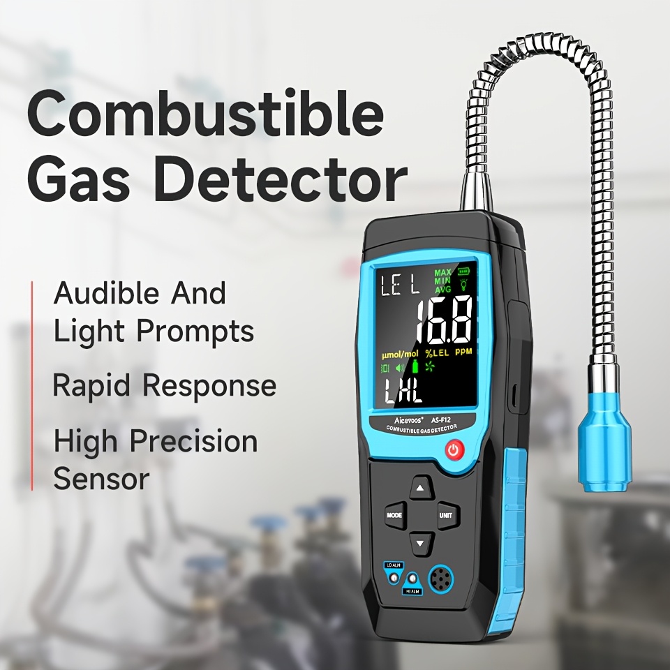       gas leak detector alarm       gas tester   detector with audible and visual prompts for all    