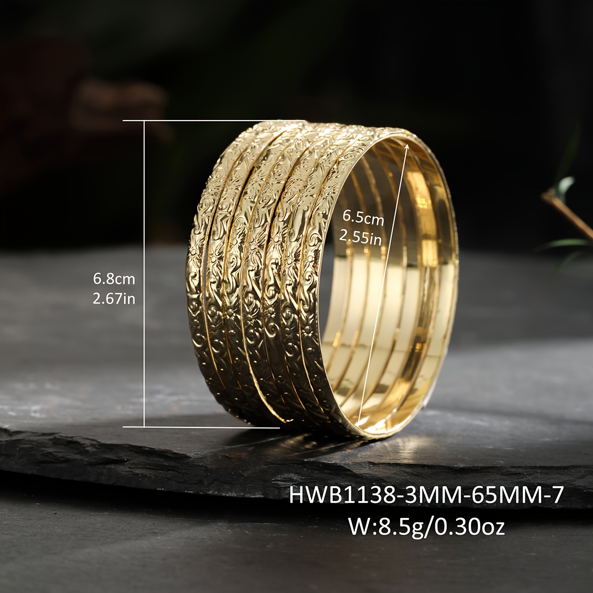 TEMU Set Of 7 Hawaiian-inspired 3mm Wide - Not A Mosaic Style, And Festive Occasions - A Valentine's Day Present Ideal For Any Season