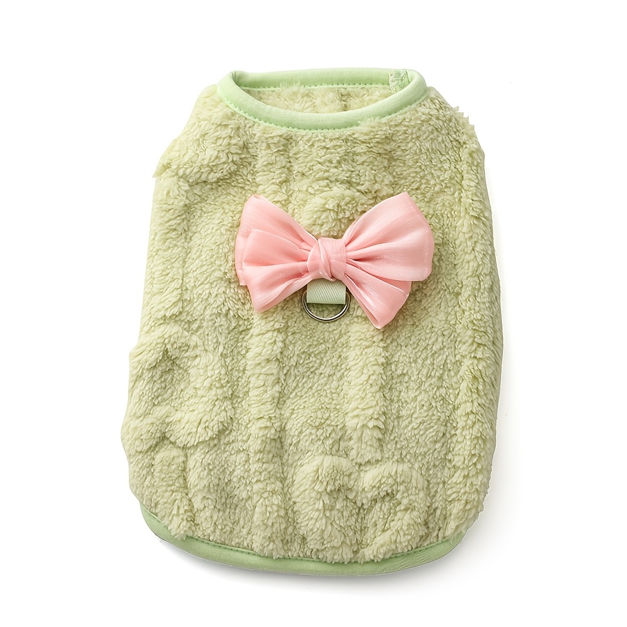 TEMU Dog Clothes In Autumn And Winter With Bow Ties. 2 Legged Clothes Are Warmer Than Of , Cats, Vests, And Pet Clothing