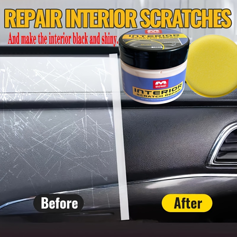 

Interior Scratch Repair Clay Polish Kit - 100g, Auto Plastic And Instrument Panel Restoration,