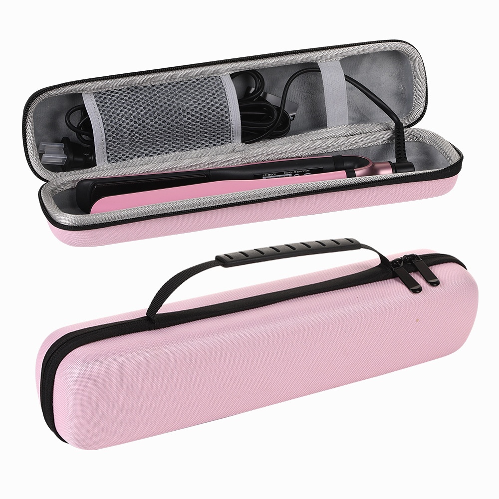 TEMU [storage Box] Portable Curling Iron Storage Box, Large Capacity Storage Bag, Straightener Storage Bag, Heat-resistant Hairdressing Tool Storage