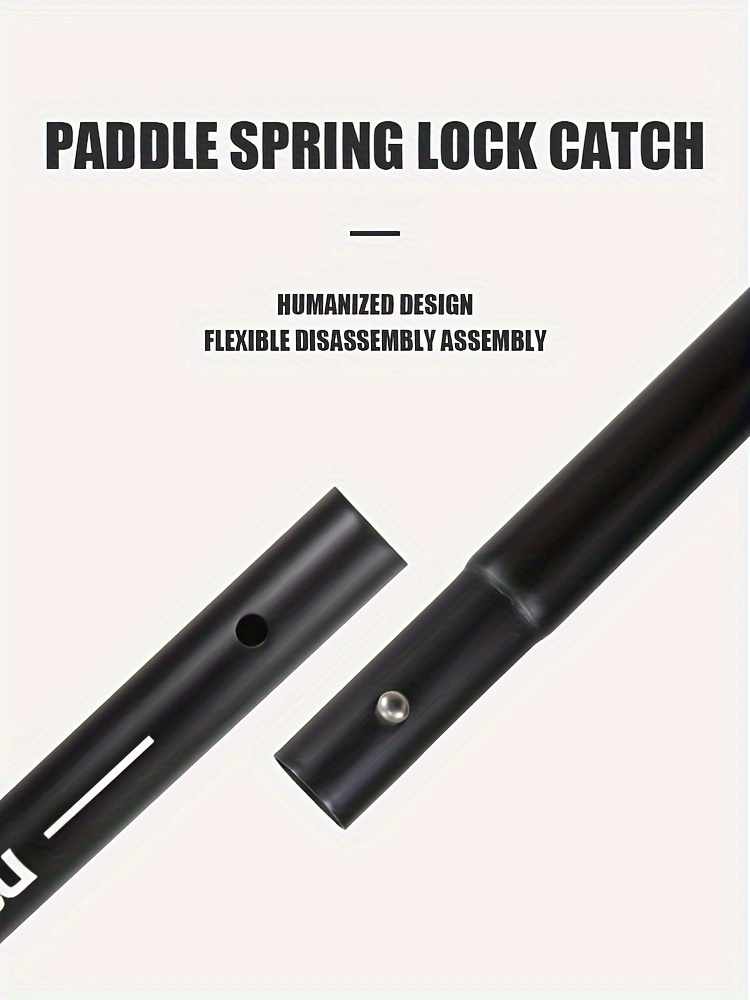 KOETSU Paddle Board Made of Aluminum Alloy, Suitable for Both Single And Double-Ended Paddling, And Can Be Used with Inflatable Kayaks.